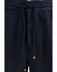Brunello Cucinelli Blue Linen Bermuda Shorts