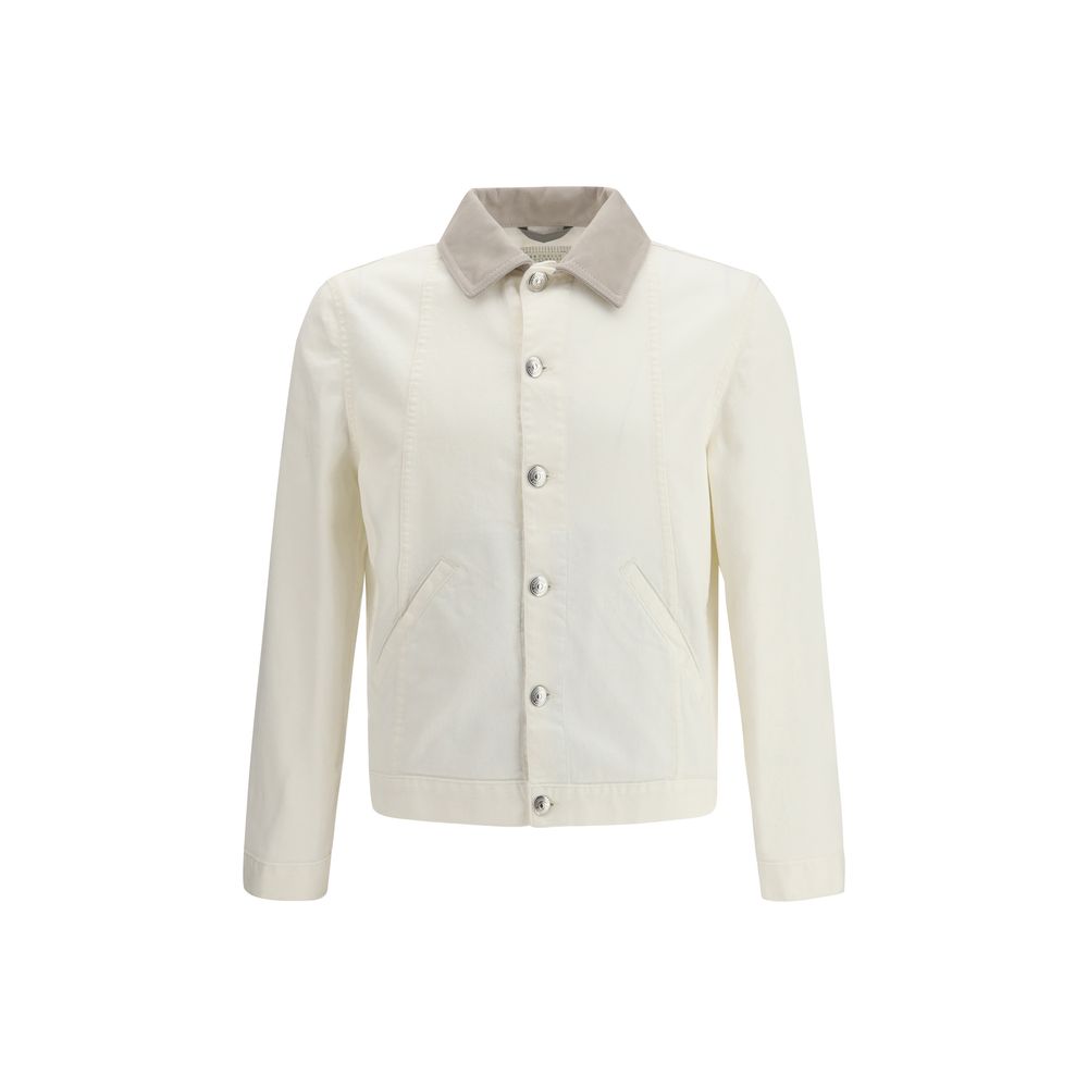 Brunello Cucinelli Denim Jacket - White