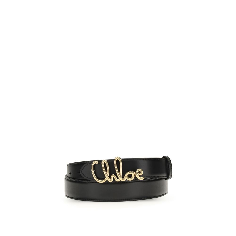 Chloé Black Leather Belt