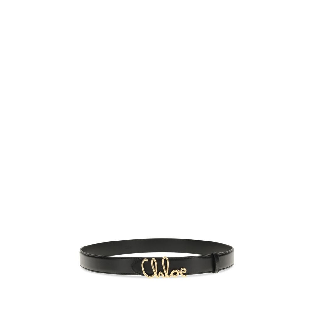 Chloé Black Leather Belt