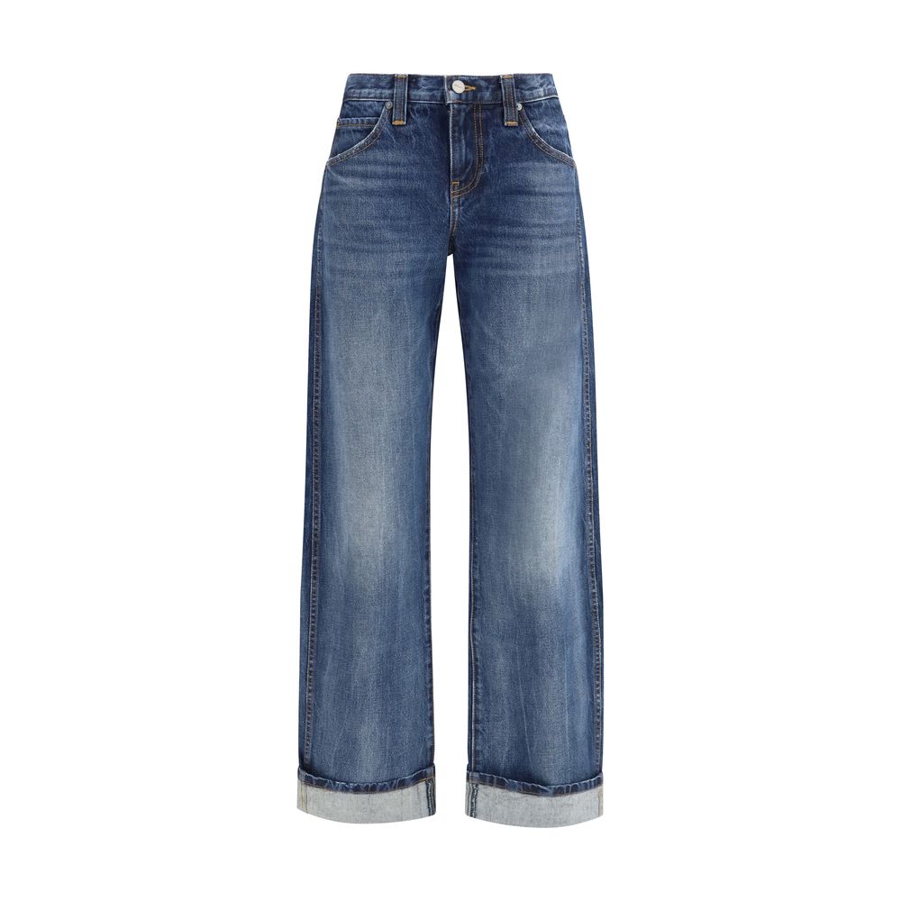Khaite Karo Barrel Jeans Wide Leg Fit