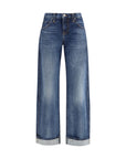 Khaite Karo Barrel Jeans Wide Leg Fit