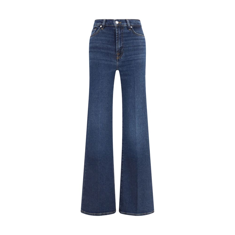 7FOR Modern Dojo Flared Jeans - Indigo Blue