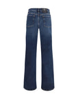 7FOR Medium Wash Slim Illusion Bootcut Jeans 