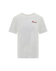 Marni Logo Cotton T-Shirt - White