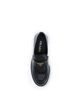 Prada Black Leather Loafers