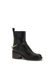 Chloé Dakota Leather Heeled Ankle Boots - Black