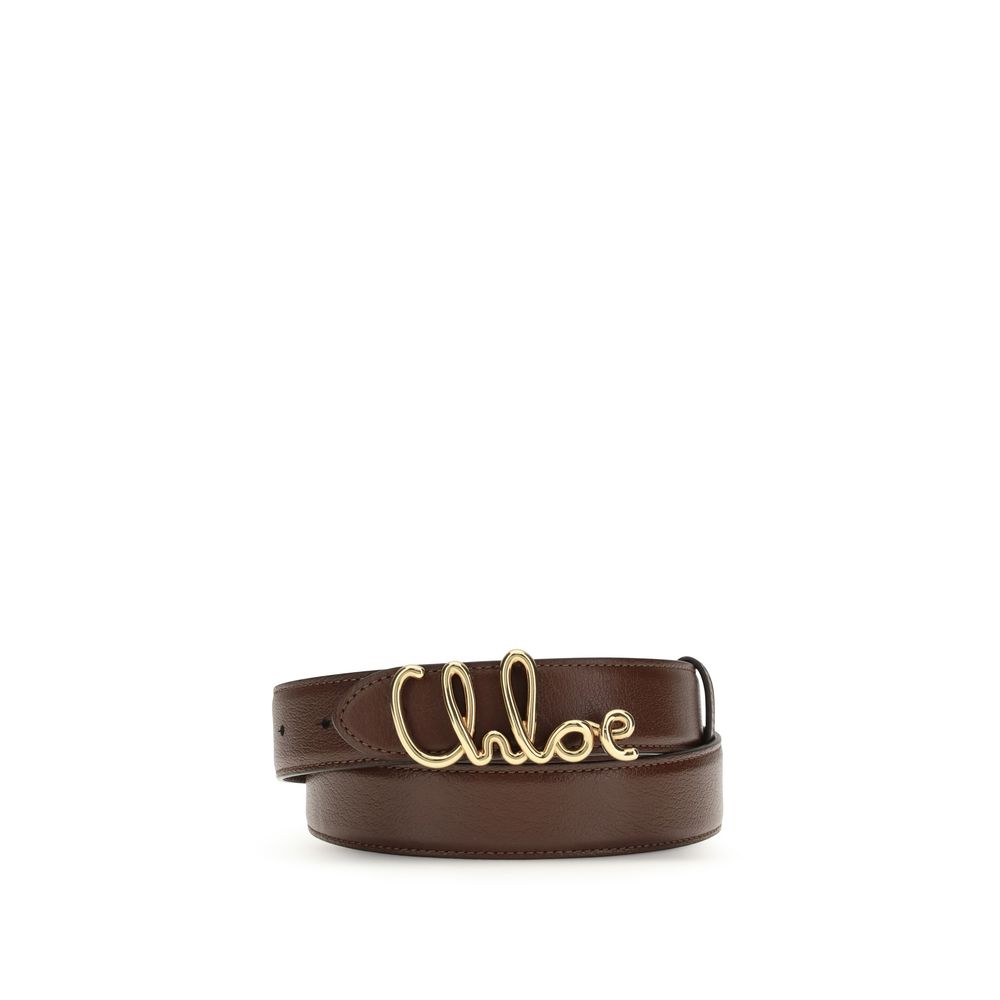 Chloé Brown Leather Belt