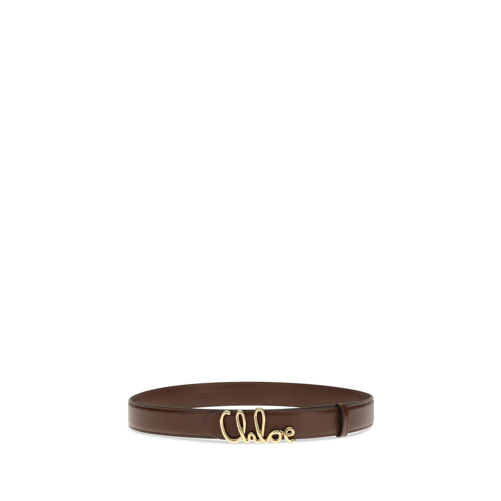 Chloé Brown Leather Belt