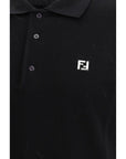 Fendi FF Logo Polo Shirt - Black
