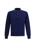 Tom Ford Long Sleeve Polo Shirt - Dark Blue