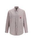 Fendi FF Embroidered Shirt - Iridescent Bordeaux