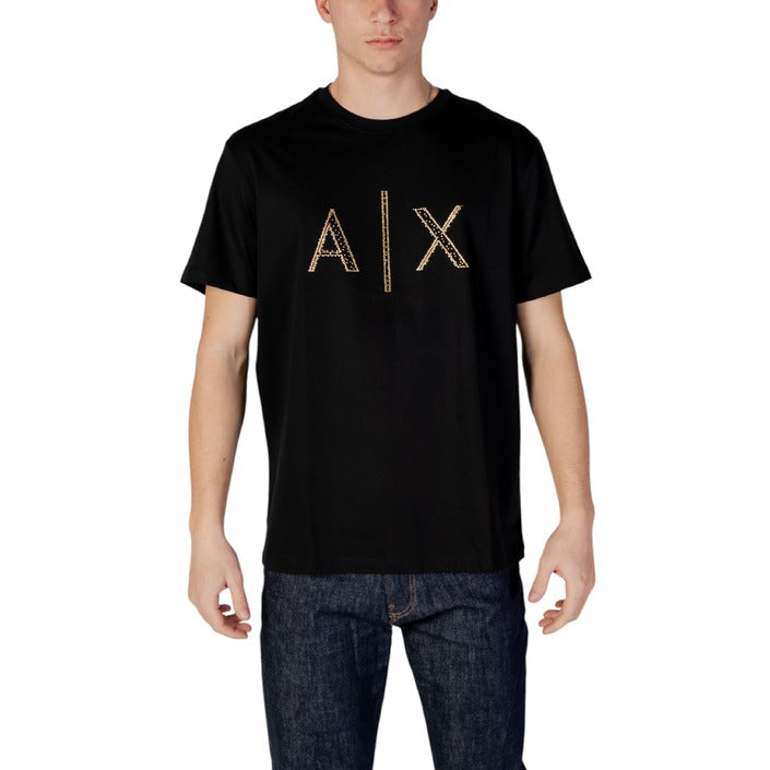 Armani Exchange Logo 100% Cotton Crewneck T-Shirt