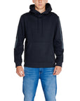 Calvin Klein Jeans Logo Hooded Pullover - black