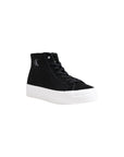 Calvin Klein Jeans Logo Genuine Leather High Top Sneakers