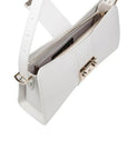 Furla Logo Leather Structured Baguette Handbag