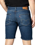 Levi`s Logo Medium Wash Denim Shorts