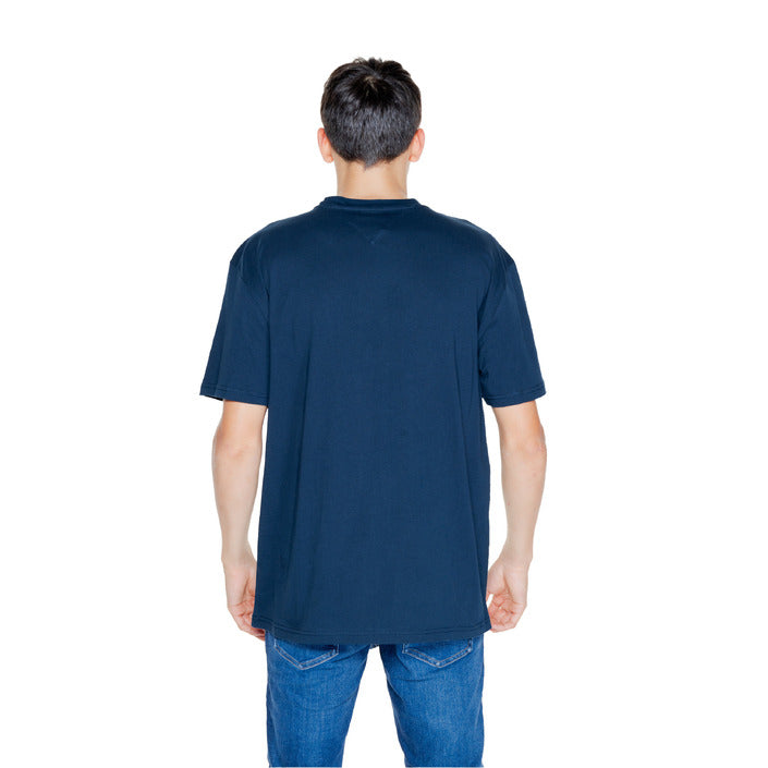 Tommy Hilfiger Jeans Logo 100% Cotton T-Shirt - blue