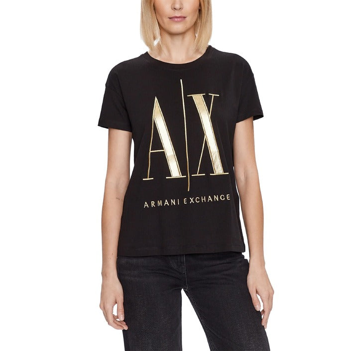 Armani Exchange Oversized Logo 100% Cotton Crewneck T-Shirt