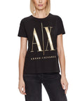 Armani Exchange Oversized Logo 100% Cotton Crewneck T-Shirt