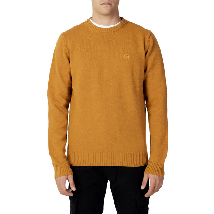 Sergio Tacchini Minimalist Wool-Blend Sweater - mustard