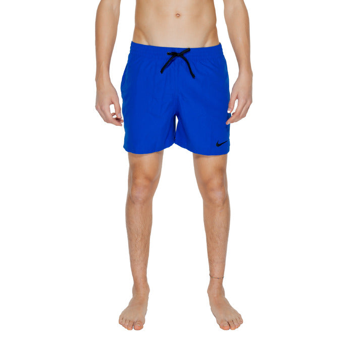 Nike Logo Quick Dry Athleisure Swim Shorts - blue