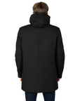 Gas Men Minimalist Longline Hooded Jacket