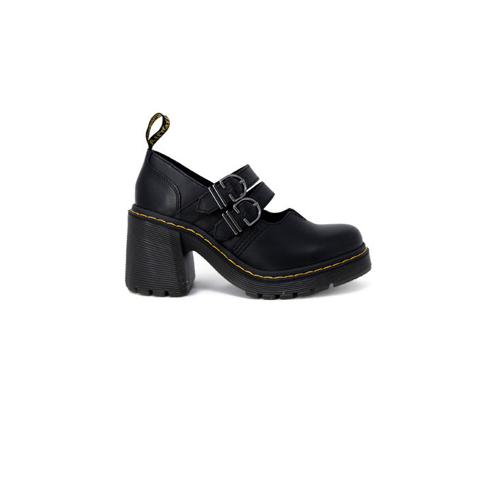 Dr. Martens Logo Double Buckle Block Heel Shoes