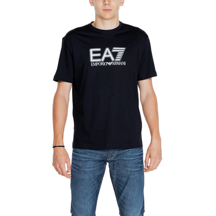 EA7 By Emporio Armani Logo 100% Cotton T-Shirt