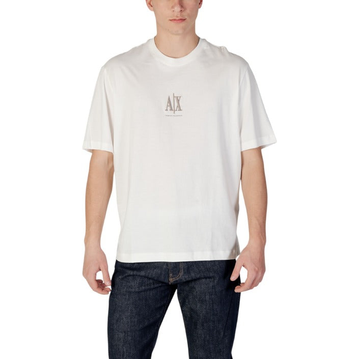 Armani Exchange Logo 100% Cotton Crewneck T-Shirt