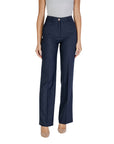 Morgan De Toi Hight Waist Striped Boot Cut Suit Pants