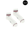 Tommy Hilfiger Logo Cotton-Rich Low Cut Socks - 2 Pack