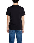 Emporio Armani Logo Athleisure Cotton-Rich T-Shirt - black