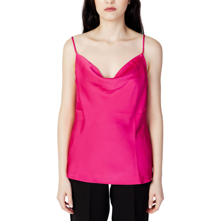 Vila Clothes Cowl Neck Camisole Hot Pink