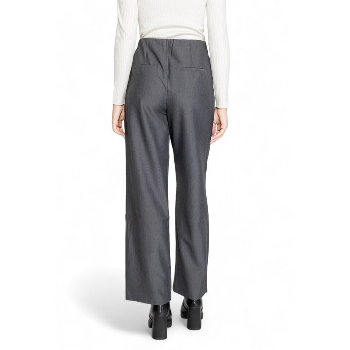 Only High Waist Grey Wide Leg Pants