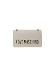 Love Moschino Logo Vegan Leather Semi-Chain Strap Handbag