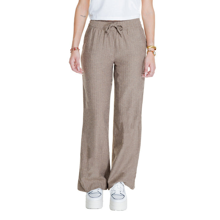 JDY Minimalist Wide Leg Pants Cotton-Blend