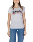 Liu Jo Logo Crewneck T-Shirt 100% Cotton