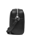 Calvin Klein Logo Black Vegan Leather Crossbody Bag