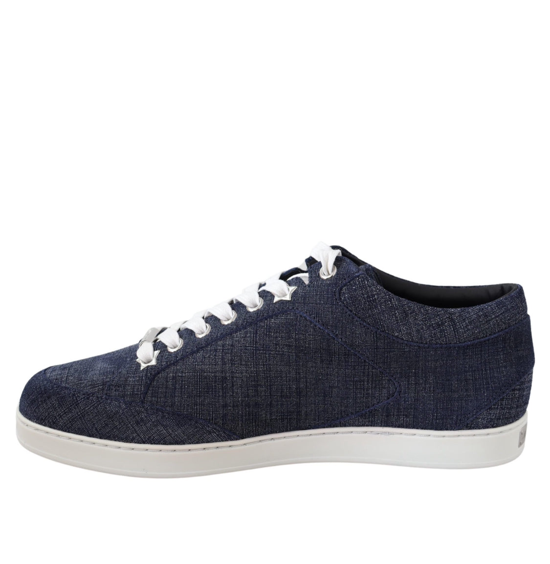 Jimmy Choo Miami Denim Low Top Sneakers