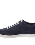 Jimmy Choo Miami Denim Low Top Sneakers
