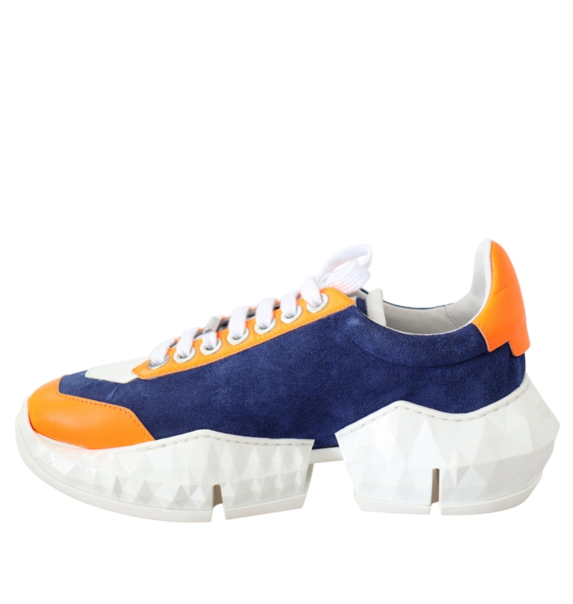 Jimmy Choo Colorblock Chunky Sole Leather Sneakers