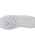 Jimmy Choo All White Monza Olel Leather Sneakers
