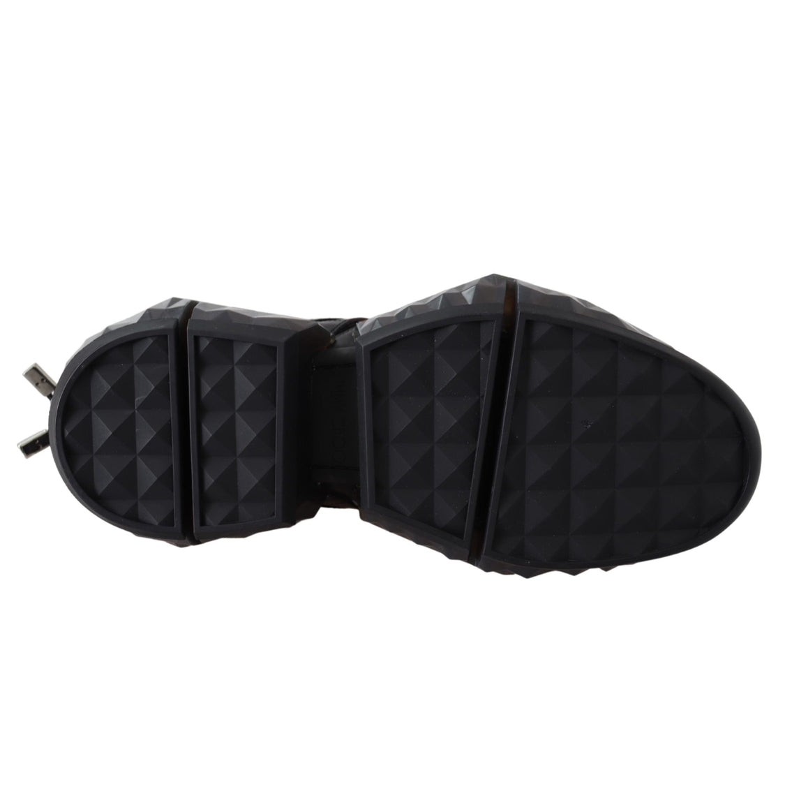 Jimmy Choo Electric Red &amp; Black Leather Low Top Sneakers