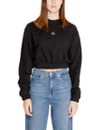 Calvin Klein Logo Cropped Sweatshirt 100% Cotton