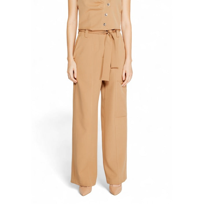 Rinascimento Wide Leg Cargo Suit Pants