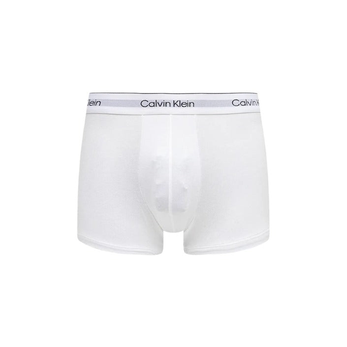 Calvin Klein Logo Cotton-Stretch Trunks