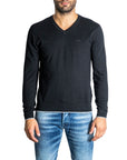 Armani Exchange Minimalist Cashmere-Cotton Blend Sweater