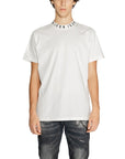 Icon Logo Collar 100% Cotton T-Shirt - white