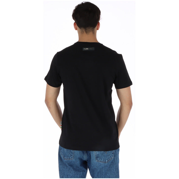 Plein Sport Logo Cotton Crewneck T-Shirt